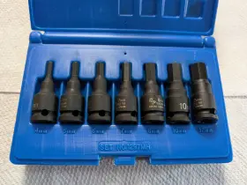 1297MH GREY PNEUMATIC Drive Hex Driver Impact Socket Set