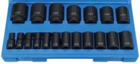 1319SD GREY PNEUMATIC Drive Semi Fractional Socket Set