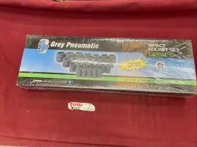 1326M GREY PNEUMATIC Drive Point Shallow Impact Socket Set
