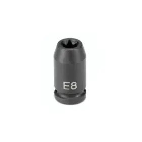 908ET GREY PNEUMATIC Drive Impact Socket E8 Star
