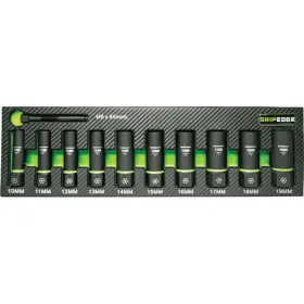 XBM10DS GRIP EDGE Tools Drive Rpt Socket Extractor Set