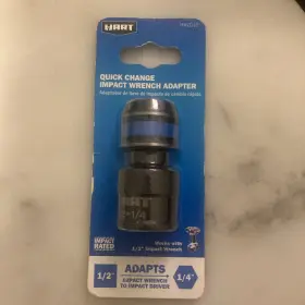 Hart Havg10 1/2inch Drive To 1/4inch Quick Release Interchangeable Impact Adapter
