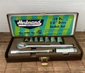01310 HERBRAND Drive Socket Set Ratchet Extension Spark Plug