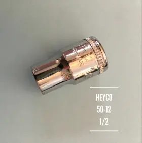 Heyco 50-12-1/2 Germany Socket 1/2 Inch Drive 12 Point Size