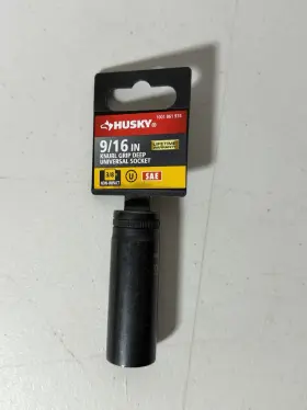 Husky 1001861974 9/16 In Knurl Grip Deep Universal Socket