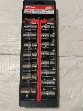 889526249779 HYPER TOUGH Drive Socket Set