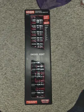12US-12 ICON Impact Swivel Socket Set
