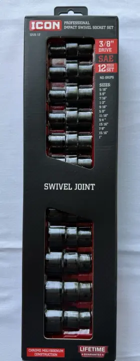 59745 ICON Drive Impact Swivel Socket Set