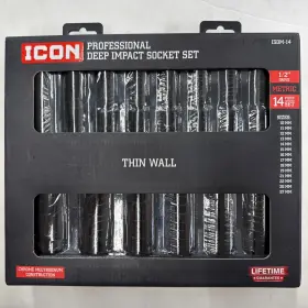 59746 ICON Impact Socket Set Wall
