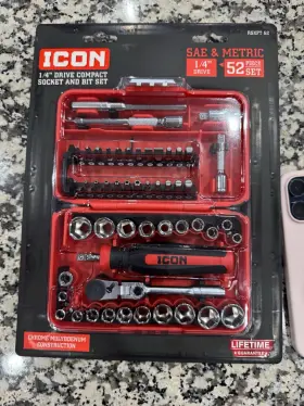RSXFT-52 ICON Drive Socket Set