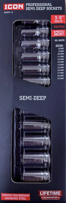 S2SDM ICON Semi Drive Point Sockets