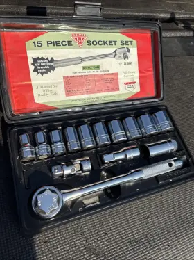 85302 INDESTRO USA Tools Socket Set Drive Nos Ratcht