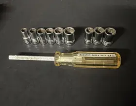 6008-6014 INDUSTRO Indestro Select Drive Socket Set Point