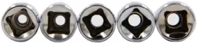 DDD90034 JDYYICZ Torx Female Bit Socket Set Drive E4 E8 Star #3
