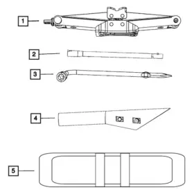 68444992AA JEEP OE Wheel Lug Wrench