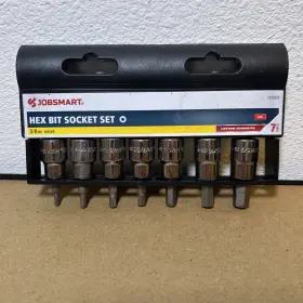 1038282 JOBSMART Drive Hex Bit Socket Set
