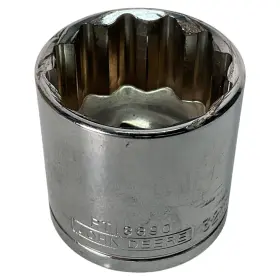 John Deere Pt18890 Standard Shallow Socket Chrome 1/2 Inch Dr 12 Pt Metric 32mm