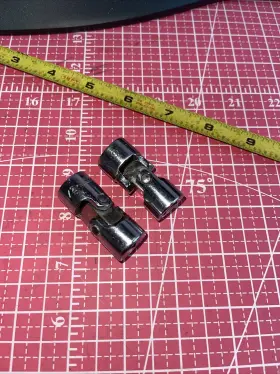 Js 1230016 Usa 2 Piece Flex Swivel 3/8 Drive Sae 12 Point Socket Set 1/2 9/16