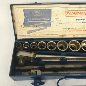 30W-10 KAMPMANN Drive Socket Set Whitworth #2