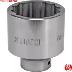 Klutch 2908160 Socket Sae 2 3/16 Inch 3/4 -drive 12-pt