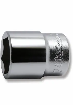 Ko-ken 4400m-24 New Ko-ken 1/2 Sq. Dr. Socket 24mm 6 Point Length 42mm Original Ko-ken 4400m-24 New Ko-ken 1/2 Sq. Dr. Socket 24mm 6 Point Length 42mm Original