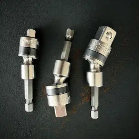 Ko-ken Bbd024e-3 Ko-ken 3 Pc. 1/4 Hex Dr. Universal Adaptors 1/2 3/8 Square Ko-ken Bbd024e-3 Ko-ken 3 Pc. 1/4 Hex Dr. Universal Adaptors 1/2 3/8 Square
