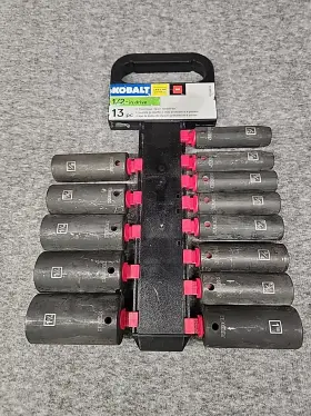 0338634 KOBALT Drive Point Impact Socket Set