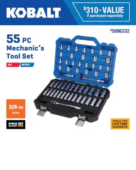 5996332 KOBALT Mechanics Socket Set Drive