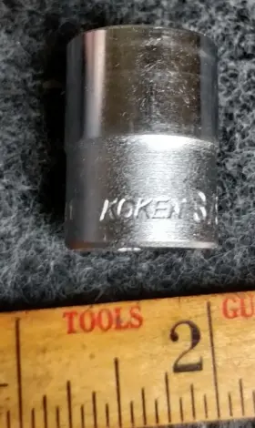 Koken 3414w 3/8 Bs 5/16 W Drive 12 Point Socket Whitworth British Standard