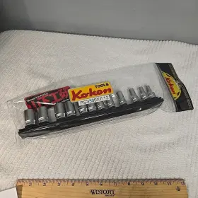 Koken Rs3300xz/12 New Z-eal 3/8 Inch Semi Deep Socket Set Ko-ken Z Series