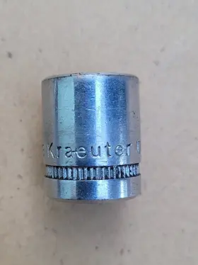Kraeuter 32116 Tools Socket 1/2. 3/8 Drive 6 Pt