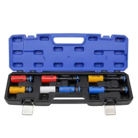 Kuntech Kt6249 1/2 Inch Drive Non-marring Thin Wall Lug Nut Impact Socket Set Extra Deep 150mm
