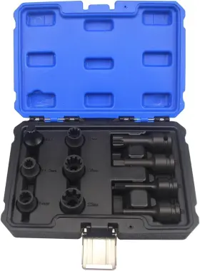 Kuntech Kt7011 10pcs Brake Caliper Socket Set 11.5mm 20mm 22mm H7 H9 For Audi Vw Bmw Benz Kuntech Kt7011 10pcs Brake Caliper Socket Set 11.5mm 20mm 22mm H7 H9 For Audi Vw Bmw Benz