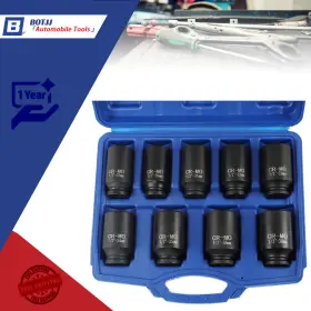 Labwork Bt49914b 9pcs Deep Impact Socket Set 1/2 Inch Drive Metric Axle Hub Nut 29-38mm New