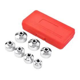 Labwork Law99084 7 Pcs Oil Filter Cartridge Socket Set Metric 24-38mm For Mercedes