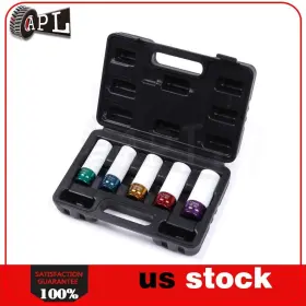 AP10505LE445ER LEADER Lug Nut Socket Impact Set Wall Wheel