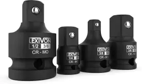 LX-112 LEXIVON Impact Socket Adapter Reducer Set