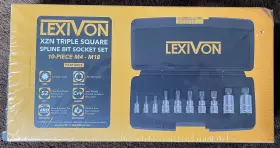 LX-145 LEXIVON Xnz Triple Square Spline Bit Socket Set
