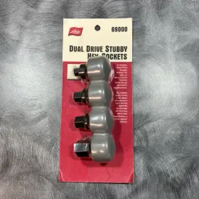 69000 LISLE Tools Dual Drive Stubby Hex Allen Sockets Set