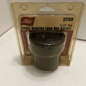 Lisle 33180 2-1/2 Inch Hex Wheel Bearing Lock Nut Socket Made In Usa