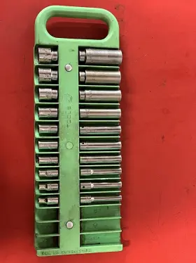 01234 MAC Drive Shallow Socket Set Matco Rack
