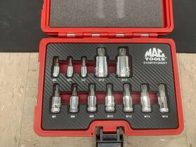 SVXMTS12RBRT MAC Tools Impact Triple Square Driver Set