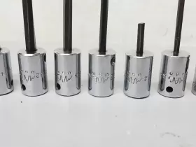 6654455 MAC TOOLS Drive Hex Socket Set Swivel #3