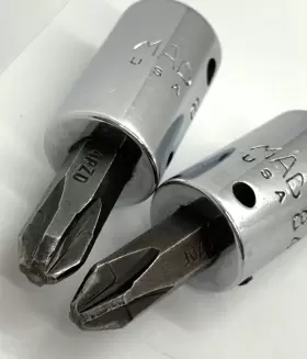 843-844 MAC TOOLS Pozidriv Tip Phillips Screwdriver Socket