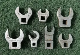 Mac Tools C0248 7 Piece Crowfoot And Plumb Wrench Usa Rare Find