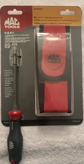 Mac Tools Sbd9rbrtd 9 Pc. R.b.r.t. Strikable Extraction Multi Bit Set With Pouch