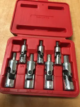 Mac Tools Smxuh7b 7pc Sae Universal Hex Driver Set 1/2 Inch 3/8 Drive 1/8 -3/8