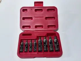 Mac Tools Smxuhm8b 8pc Metric Universal Swivel Hex Driver Set 1/2 Inch 3/8 Drive