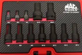 SVXMPTS12RBRT MAC TOOLS Impact Triple Square Driver Set #2