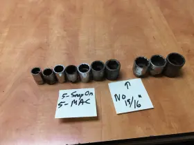 SW-360 MAC TOOLS Snap Drive Shallow Socket Set